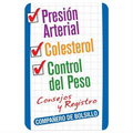 Blood Pressure/ Cholesterol/ Weight Control Tip/ Recorder Pocket Pal (Spanish)